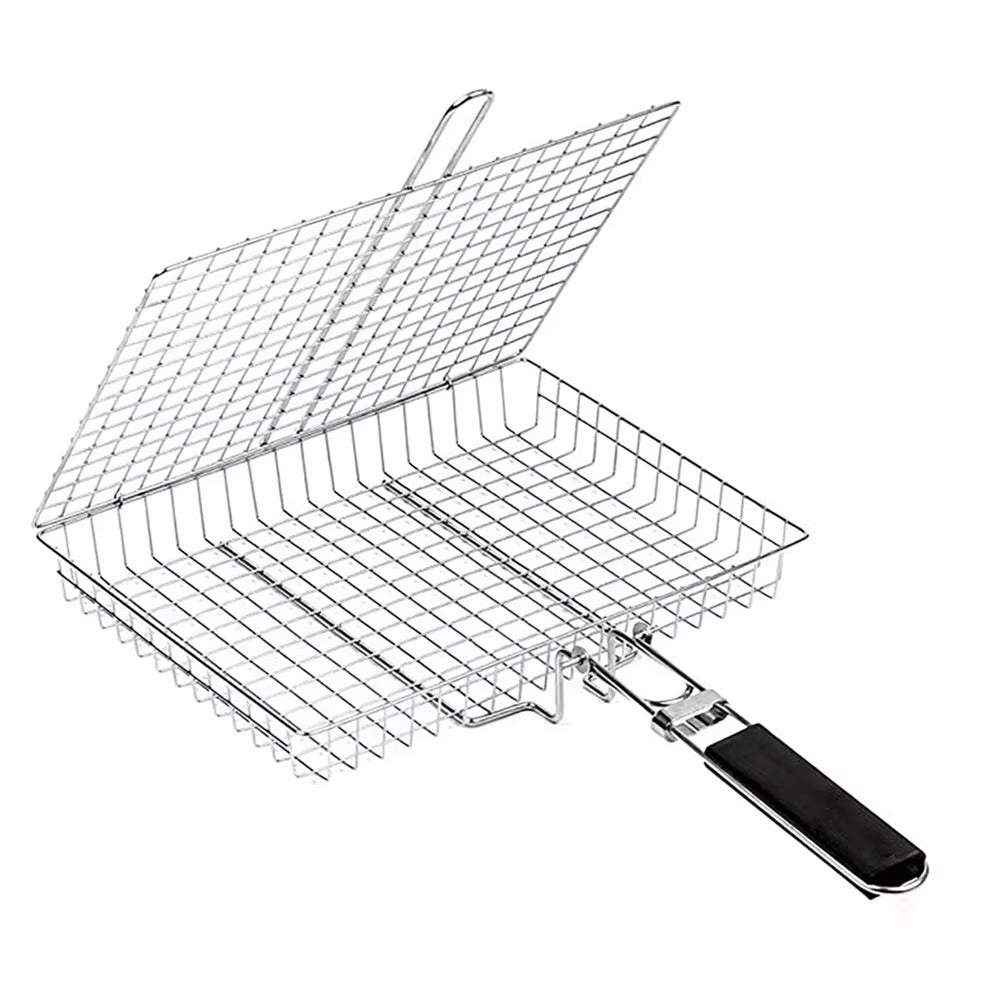 stainless steel folding grill