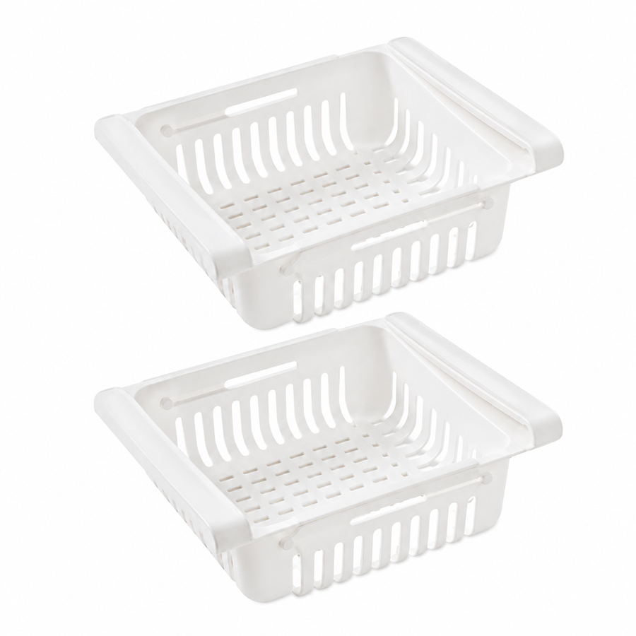 Organizador Apilable para Refrigerador y Cocina