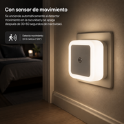 Luz Nocturna LED con Sensor de Luz Automático