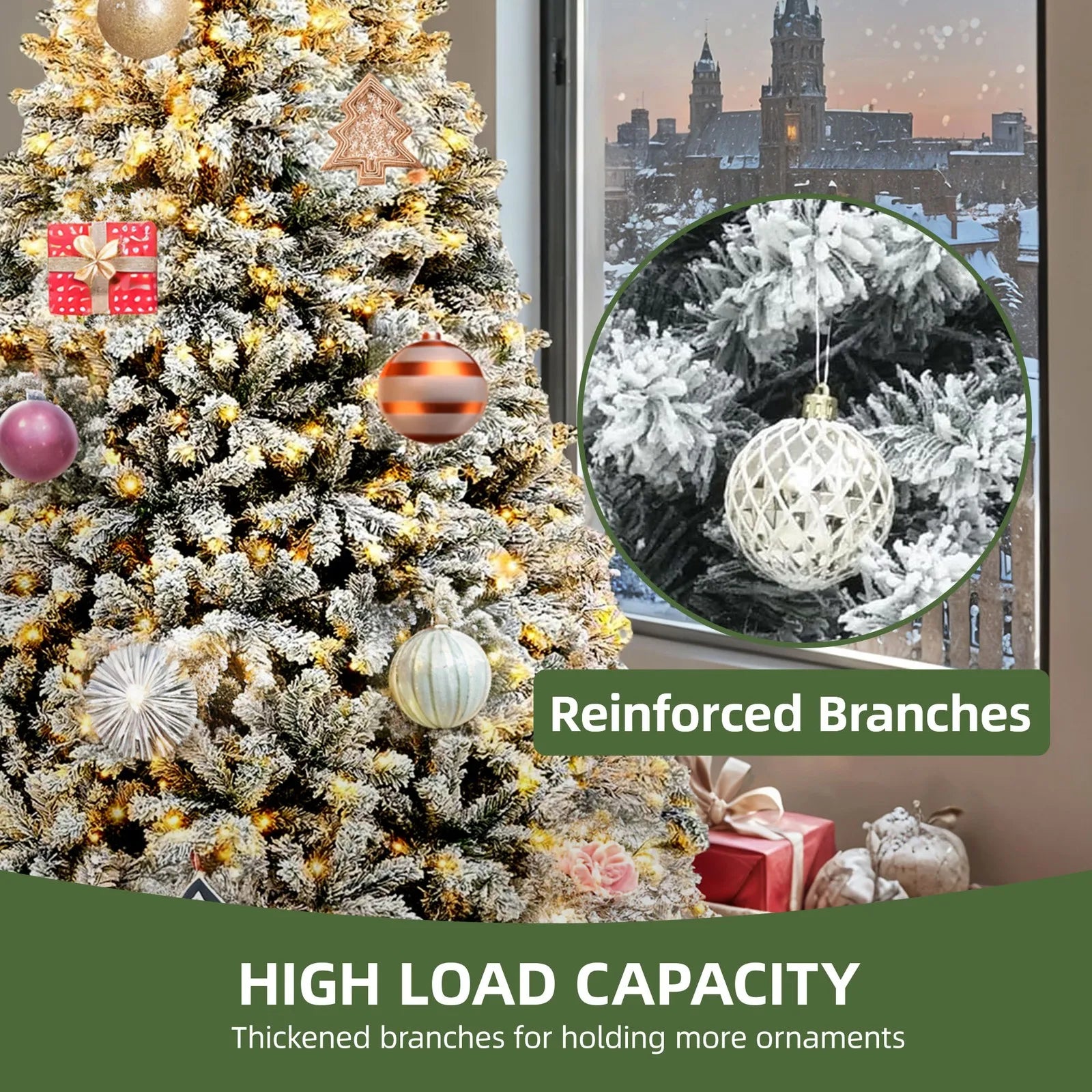 Árbol de Navidad artificial completo