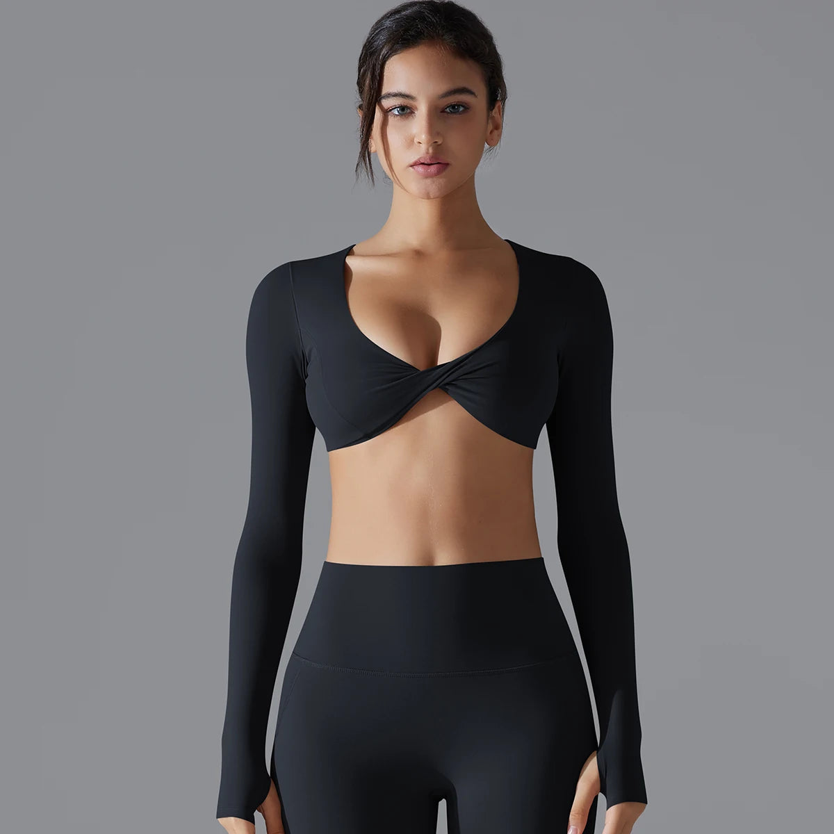 \long sleeve sports bra