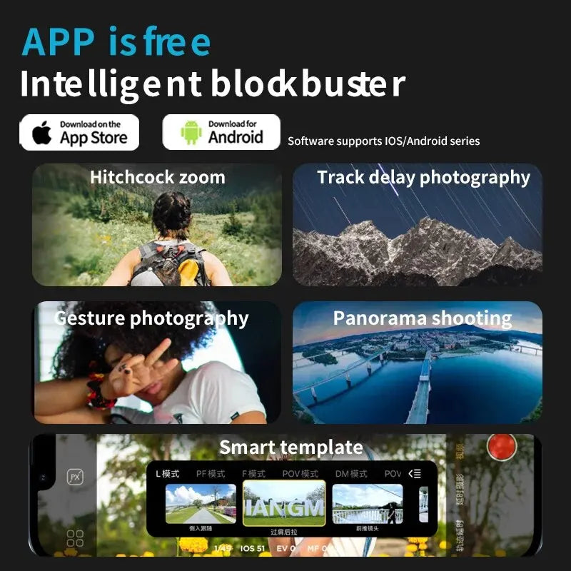 Lightweight, portable, and powerful. AOCHUAN Smart XE Transform your smartphone into a professional camera.