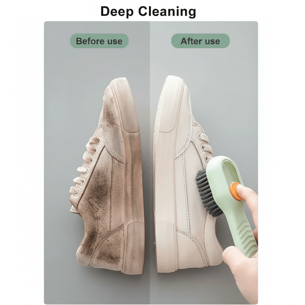 multifunctional cleaning brush-Durable Bristles, Ergonomic Design
