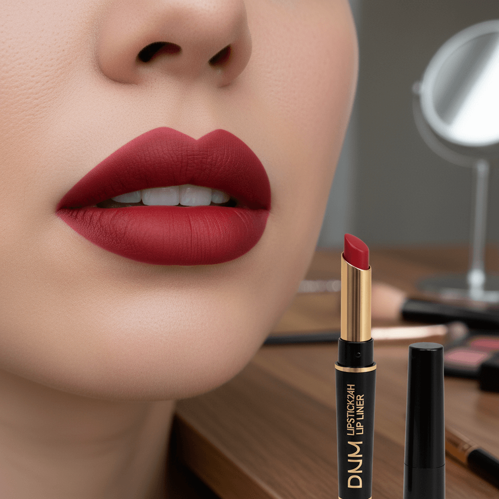 DNM Matte Lipstick - Long Lasting Double Ended Waterproof Lip Liner
