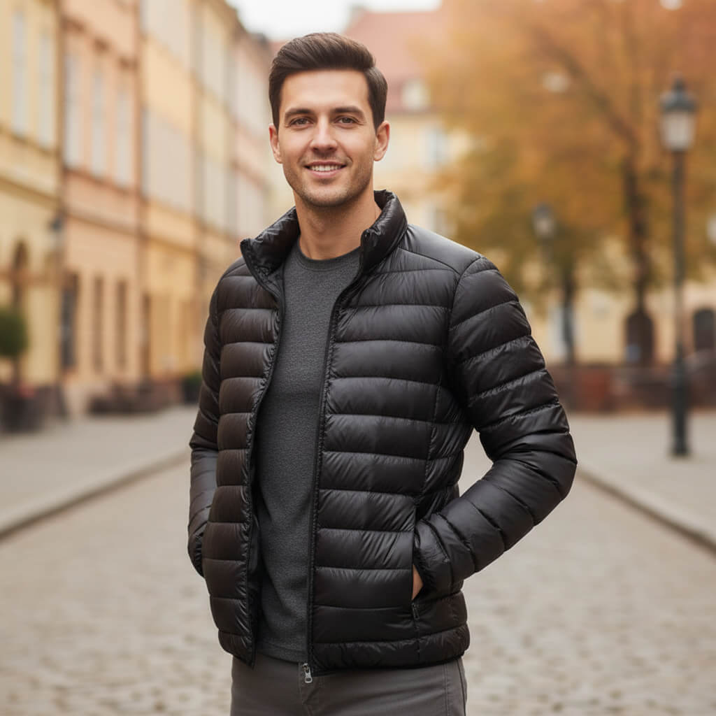 Down Jacket -Lightweight, warm