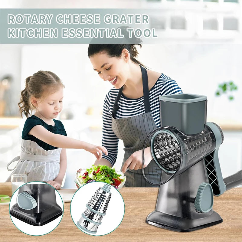 3-in-1 Rotary Grater