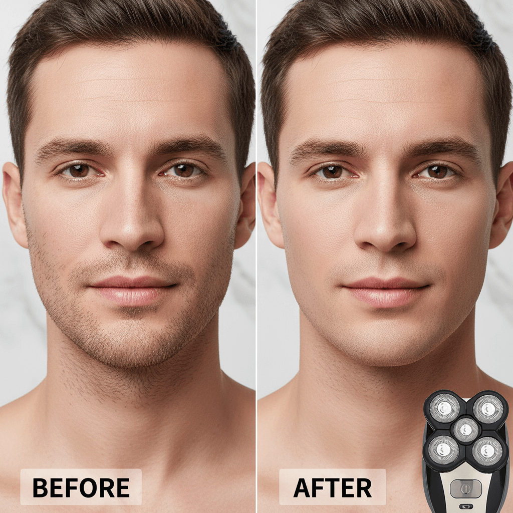 Electric Facial Shaver-Silky Smooth Skin and Painless Hair Removal