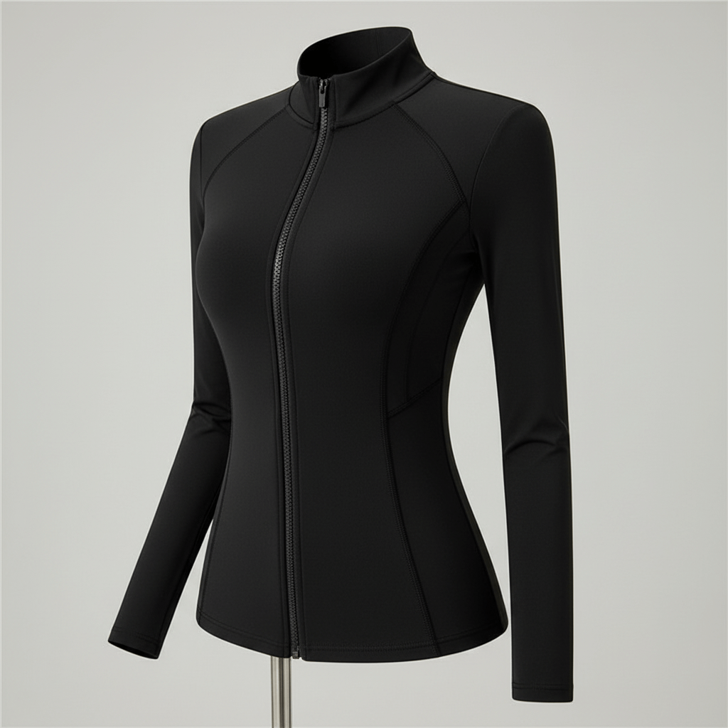 Fitted Long Sleeve Shirt – Stretchy Quick-Dry Performance Top