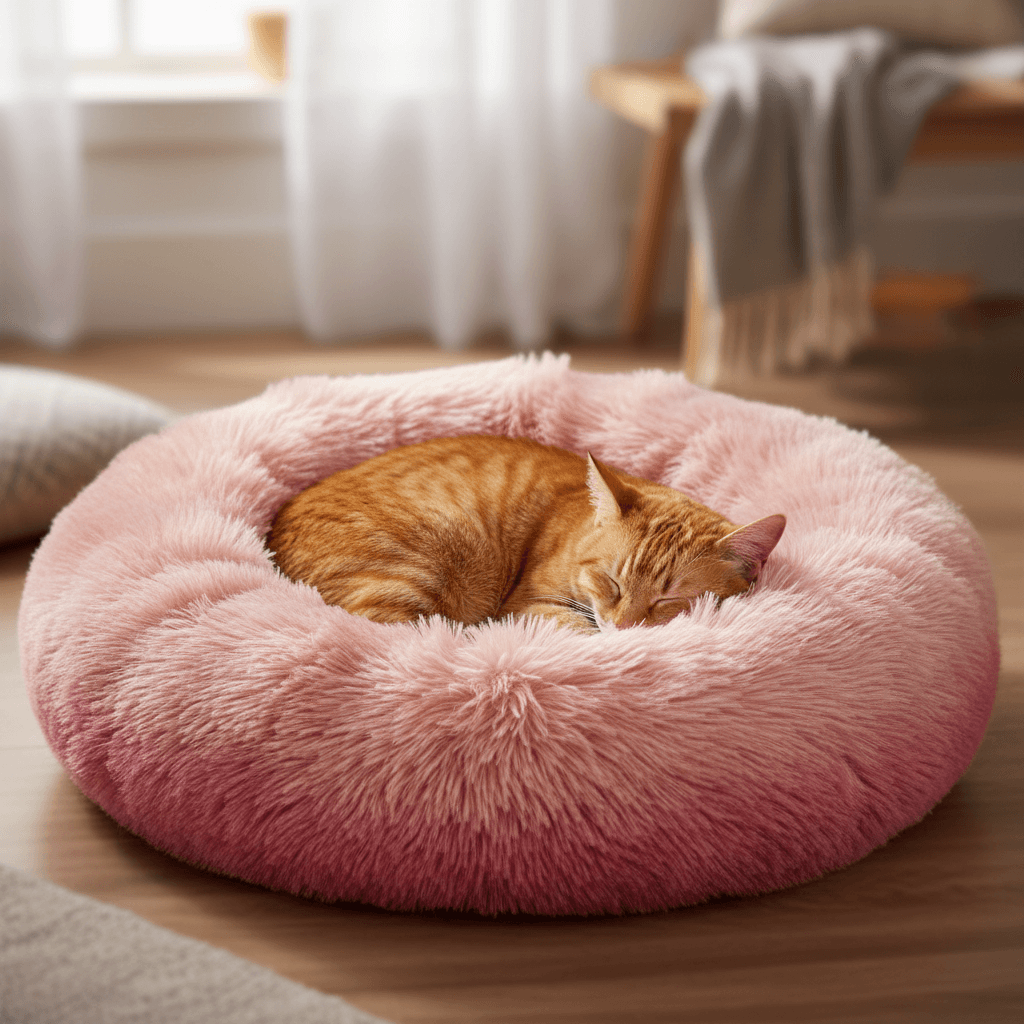 Super soft plush bed for cats and dog- Premium Comfort and Warmth