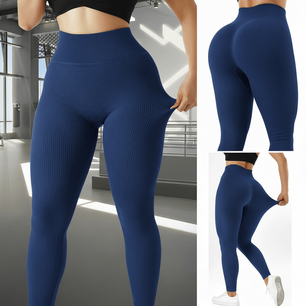 Gym Athletic Leggings - High Waist Stretchy Fitness Yoga Running
