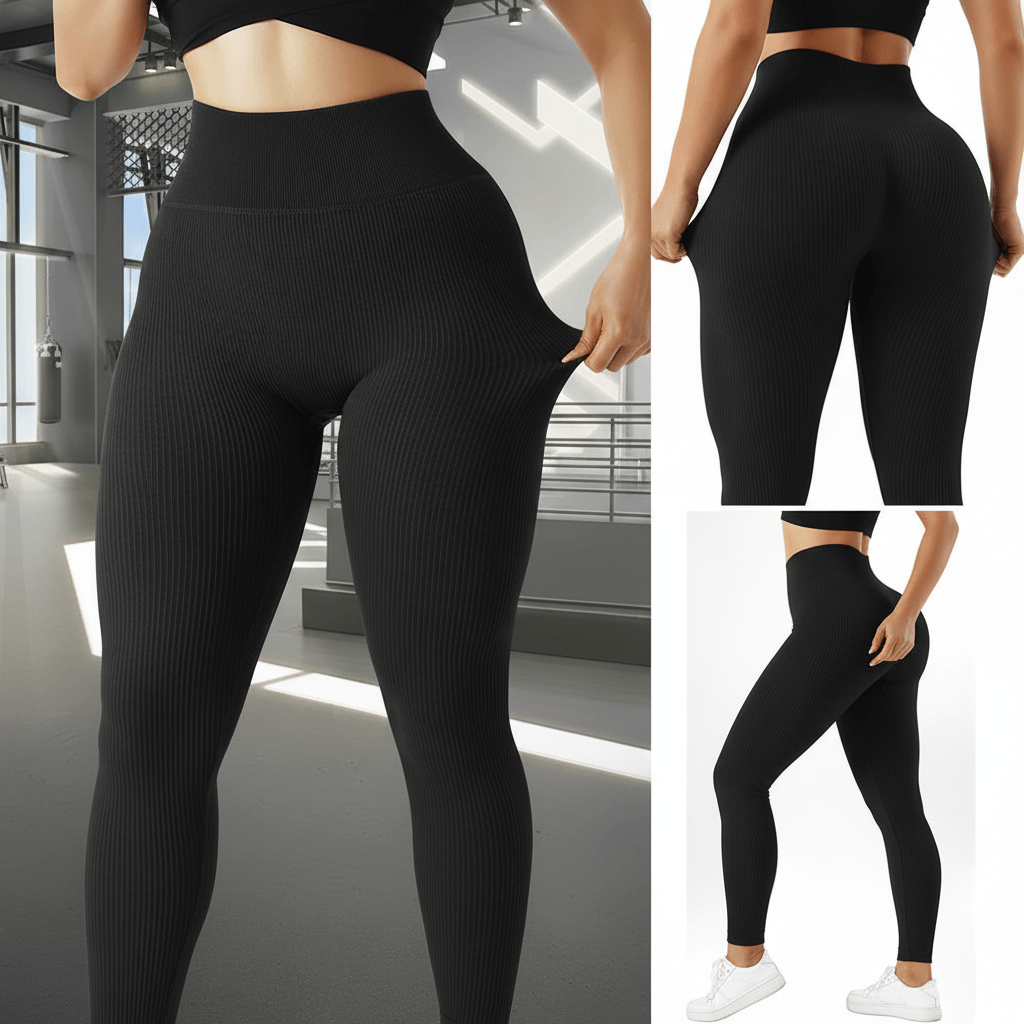Gym Athletic Leggings - High Waist Stretchy Fitness Yoga Running