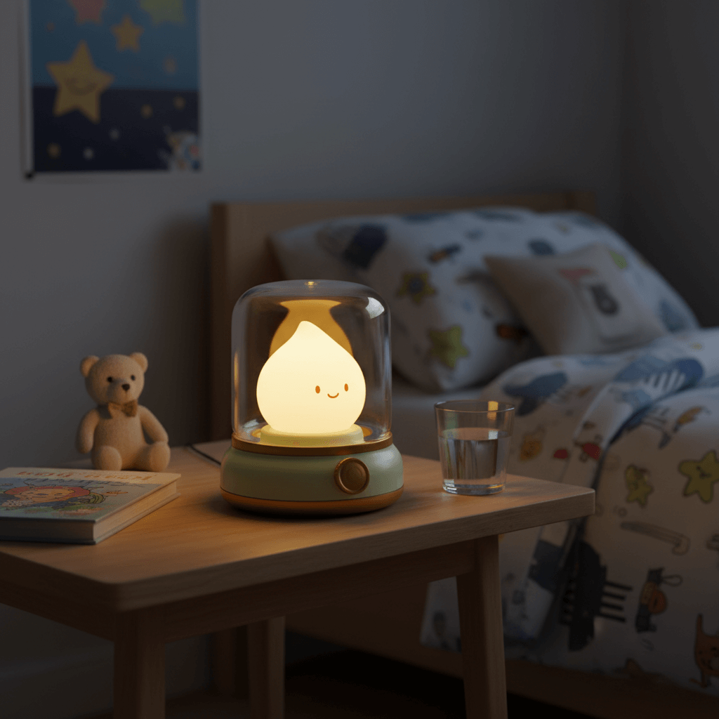 Mini LED Desk Lamp - Compact Rechargeable Portable Lighting