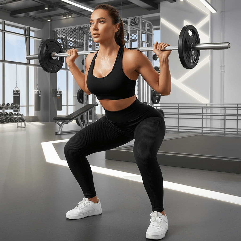 Gym Athletic Leggings - High Waist Stretchy Fitness Yoga Running