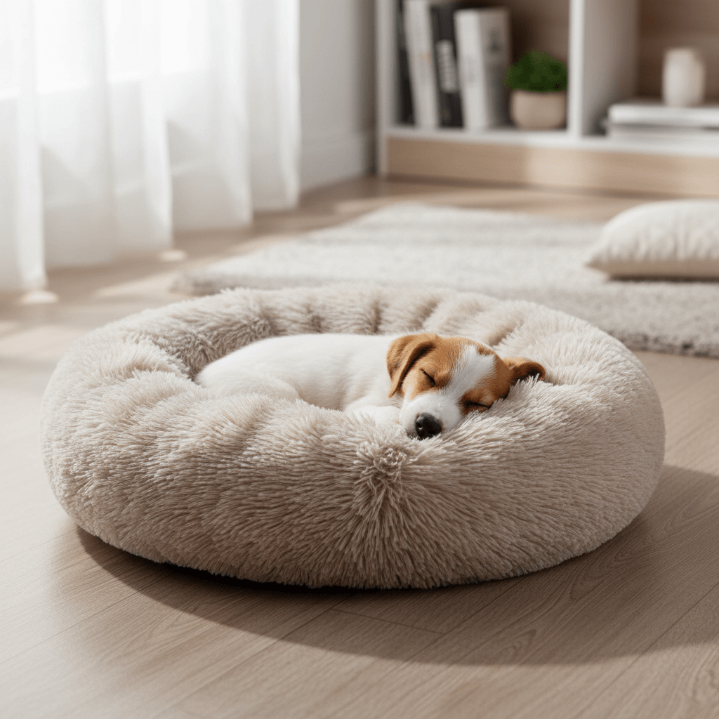 Super soft plush bed for cats and dog- Premium Comfort and Warmth