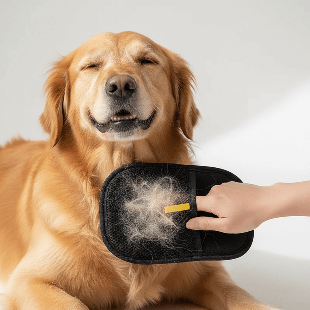 Pet Grooming Gloves – Gentle Hair Removal & Massage Gloves