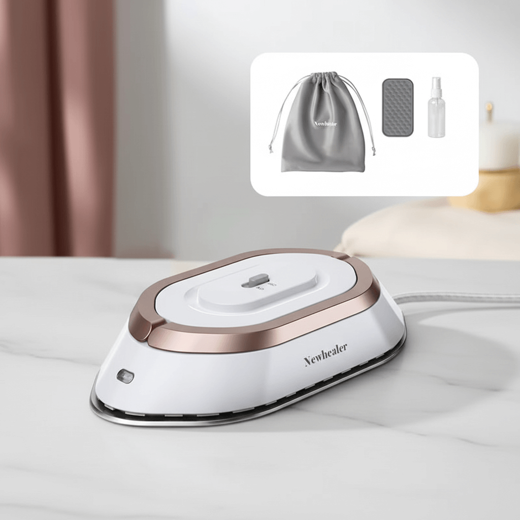 Portable Mini Travel Iron – Compact Handheld Clothes Steamer